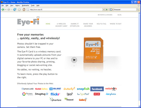 Eye-fi Home Page
